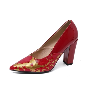 Los Nuevos Zapatos y Tacones Altos para Mujer en 2026 Son Modernos, Elegantes, Sencillos y Minimalistas, con Combinaciones de Colores con Patrón de Serpiente - Product Image 6