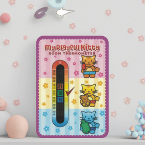 पोर्टेबल और अस्थायी इनडोर तापमान कार्ड इनडोर तापमान की वास्तविक समय निगरानी में सक्षम बनाता है - Product Image 2