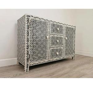 Fournisseur en gros de meubles de luxe faits à la main avec incrustations d'os, commode à tiroirs pour le salon, la chambre à coucher et la décoration intérieure d'hôtel, à vendre - Product Image 1