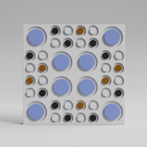 Interior 400x400mm Patrón colorido Antideslizante Mate Esmaltado Cerámica 3D Azulejos de pared y piso 40x40cm Azulejos de jardín mate digital - Product Image 1