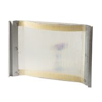 Dernières tuiles de toiture en FRP transparentes anti-UV, matériau de construction moderne pour serre, imperméabilisation, découpe de toiture d'atelier