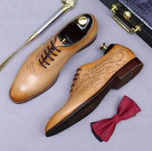 Chaussures en cuir confortables, antidérapantes, respirantes, style décontracté pour hommes - Product Image 2