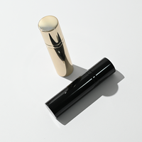 Botella de Perfume de Aluminio de 10 ml al por Mayor, Personalizable, con Tapa Magnética, Superficie Negra Dorada Brillante, Logotipo Personalizado OEM Disponible