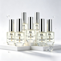 Base de vernis à ongles de luxe à séchage rapide 15 ml, résistante aux éclats, à séchage rapide, fournie directement par l'usine