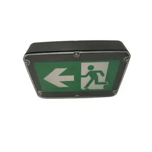 Zhongshan Emergency light manufacture IP65 Waterproof Fireproof ABS emergency exit keep clear sign