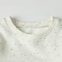Vêtements pour bébés personnalisés à la mode, tissu en molleton français, robes pour filles, manches longues, robe pour filles à manches longues