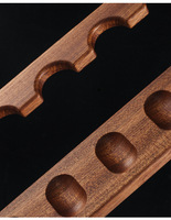 Support pour 8 pipes en bois de Sapele, vente en gros, 430*120*100mm |   Support à chicha en kit en gros |   Yunang Smoking OEM
