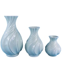 Nouveau modèle de vases en céramique uniques, hauts, colorés, faits à la main et écologiques pour mariage, salon, jardin et décoration