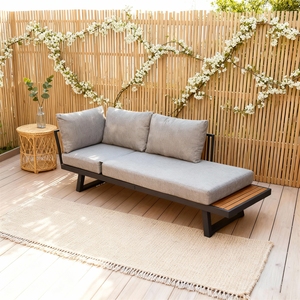 Sofá Modular Urbano Convertible para Exteriores, Color Personalizado, Estructura Metálica, para Terraza, Patio, Muebles de Exterior Resistentes a la Intemperie - Product Image 2