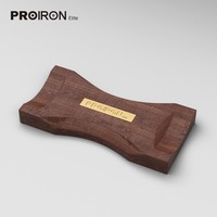Juego de Mancuernas de Acero Cromado Sólido con Mango de Nogal/Sandalo, Personalizadas para Regalo, de la Marca Proiron, Equipo de Fitness