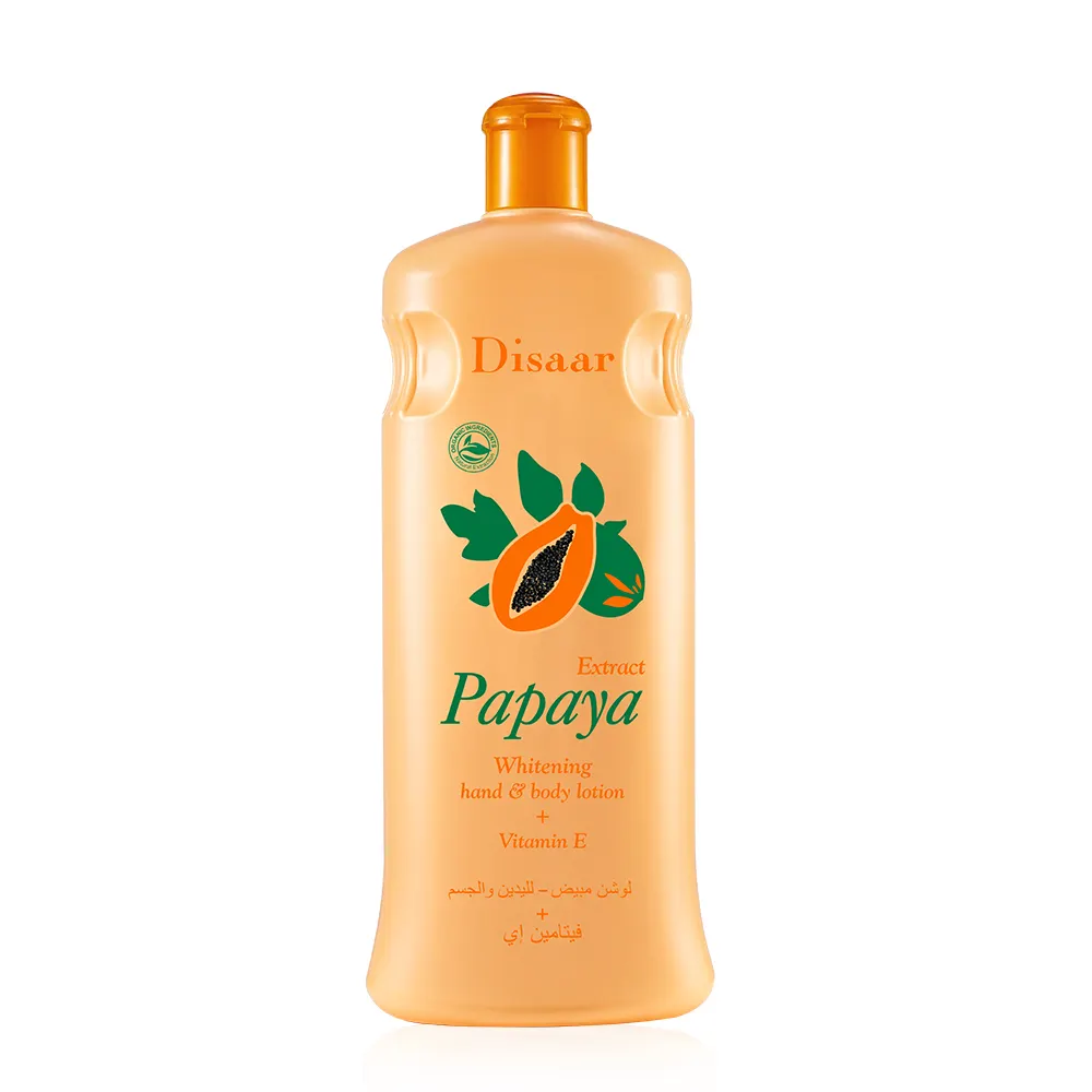 Disaar 600ML di Papaya biologica per lo sbiancamento della pelle crema idratante arricchita di vitamina E rimuove la melanina E mantiene la pelle liscia