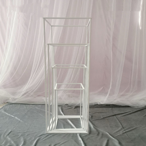 Soporte de metal resistente de estilo industrial para plantas, estante decorativo de hierro para flores, para decoración de mostradores de restaurantes y bares. - Product Image 1