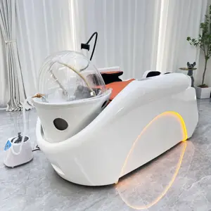 Pabrik kustom r Jepang kepala peralatan spa lebar tempat tidur pijat listrik kepala sampo spa pijat tempat tidur sampo cuci rambut kursi