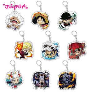 9 nouveaux designs de porte-clés en acrylique transparent Monkey D. <span class=keywords><strong>Luffy</strong></span>, Pirates du <span class=keywords><strong>Chapeau</strong></span> de Paille, Quatre Empereurs, <span class=keywords><strong>Shanks</strong></span>, Teach, Buggy, Kaido - Product Image 1
