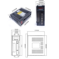 Nouveau servomoteur AC 80ST-M02430 / 2,4 Nm 3000 tr/min + Driver AC 2,39 N.m 750 W Câble d'alimentation Câble d'encodeur