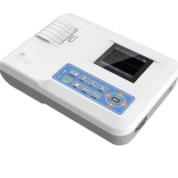 CONTEC ECG100G Monitor de ECG Portátil, Electrocardiógrafo, Máquina de ECG, Dispositivos de ECG para el Hogar