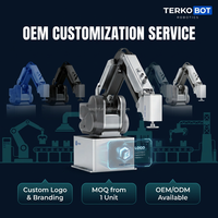 TEPKOBOT MG400 Brazo Robótico de Escritorio de 4 Ejes, Alcance de 440 mm, Automatización de Laboratorio, Manipulación de Líquidos, Robot Colaborativo de Escritorio