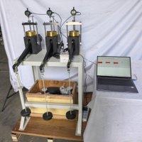 Machine d'essai de consolidation des sols géotechniques haute précision à 3 canaux, Consolidomètre, Enregistreur de données multicanal