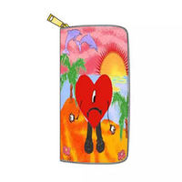 Dompet Portabel Anak Perempuan, Dompet Kelinci Buruk Baru, Dompet Uniseks, Dompet Karol G