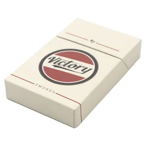 Caja de cartón impresa personalizada para cigarrillos, caja de embalaje, caja de papel desechable para cigarrillos