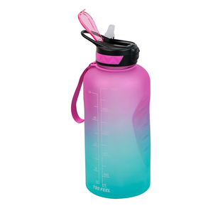 2025 nouvelle tendance sans BPA 64OZ bouteille d'eau en plastique 2.2L grande ouverture chine prix usine 2L bouteille d'eau paille pour l'eau bouillante - Product Image 3