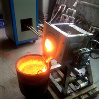 Fourneau de fusion de fer et d'acier de 35 kW avec technologie d'induction IGBT et capacité de 10 kg pour une coulée de haute précision