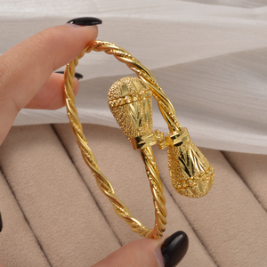 luxury minimalist twisted <b>rope</b> frosted grain teardrop open cuff glossy polished elegant women manchette de mode <b>bracelet</b> - Product Image 3