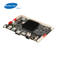 Procesador Rockchip RK3399, tarjeta TF de 12V, 7 USB, 6 puertos serie, pantalla ARM, Linux, Android, placa base, 1 unidad