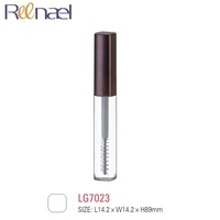 Conteneurs cosmétiques Double face 6ml 10ml, lot de 50 pièces, bouteille ronde, emballage de rouge à lèvres liquide à deux têtes
