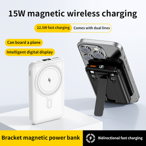 Banco de energía inalámbrico magnético de 10000mAh, batería <span class=keywords><strong>externa</strong></span> portátil de carga rápida PD de 22,5 W <span class=keywords><strong>para</strong></span> <span class=keywords><strong>iPhone</strong></span> 12-16, uso de viaje, superventas - Product Image 4