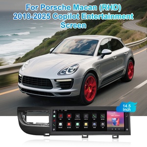 หน้าจอแอนดรอยด์มัลติมีเดียขนาด 14.5 นิ้ว รุ่นใหม่ สำหรับรถยนต์ Porsche Macan พวงมาลัยขวา ปี 2018-2025 ระบบความบันเทิงสำหรับผู้โดยสาร วิทยุติดรถยนต์ - Product Image 6