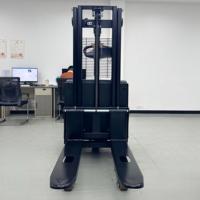 Mini Electric Stacker 1.5 Ton Kompak 825mm untuk Lorong Sempit, Pengangkat Pallet 3m, Peralatan Gudang Kecil, Harga Pabrik