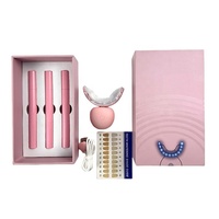 Kit de blanchiment dentaire professionnel avec logo personnalisé, brosse à dents électrique sans fil à lumière bleue pour blanchiment dentaire à domicile