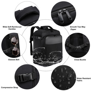 Mochila <span class=keywords><strong>de</strong></span> Viaje Tamaño <span class=keywords><strong>Cabina</strong></span> <span class=keywords><strong>de</strong></span> la UE, Resistente al Agua, Bolsa <span class=keywords><strong>de</strong></span> Negocios <span class=keywords><strong>de</strong></span> Mano, Ajuste Personalizado para las Últimas Reglas <span class=keywords><strong>de</strong></span> las Aerolíneas Europeas - Product Image 3