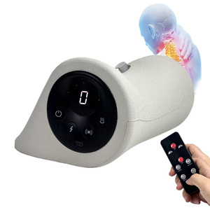 Oem nhiệt EMS điện Cổ và Vai massage gối với nhiệt rung động cho đầu cổ tử cung kéo Massager - Product Image 2