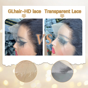 Parrucche in Capelli Umani Brasiliani Grezzi Densità 250, Frontale in Pizzo Pre-Sfoltito, Colore Marrone con Riflessi, 13x6 HD Lace Frontal - Product Image 5