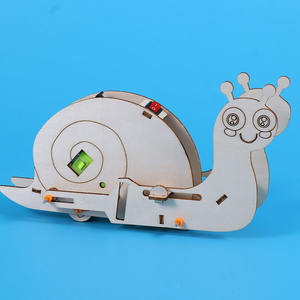 Kit d'expériences scientifiques primaires et secondaires, Modèles scientifiques de physique, Jouet escargot, Jouet DIY pour étudiants, Jouets d'ingénierie scientifique en bois et plastique - Product Image 3