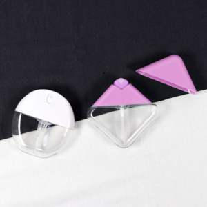 Venta caliente Nuevo diseño de teléfono celular en forma de 40ml Tarjeta de crédito de plástico Tamaño de bolsillo Botella de spray de perfume plano - Product Image 3