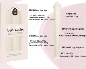 Set per la cura dei capelli UMI con logo personalizzato, arricciacapelli senza calore per la notte, arricciacapelli in velluto jumbo, bastoncini morbidi per arricciare i capelli durante il sonno, adatti a tutti i tipi di capelli - Product Image 2