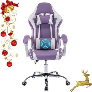 Silla de Juego Ergonómica con Logotipo Bordado y Envío Gratuito 2024, Silla de Oficina, Silla para Transmisión en Vivo de Deportes Electrónicos para Chicas - Product Image 6