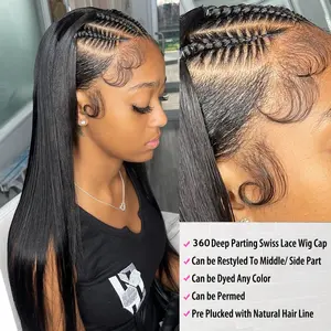 Brazilian Human Hair 360 Lace Frontal Wig Vendor 13x4 13x6 HD Lace Front Wigs Human Hair HD Glueless Full Lace Human Hair Wigs