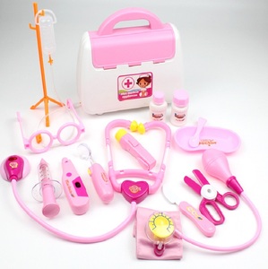 Coffret médical pour enfants avec stéthoscope à sons de battements cardiaques et lumières, jeu de docteur pour garçons et filles - Product Image 2
