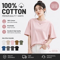 T-shirt surdimensionné imprimé en coton peigné 270g de haute qualité, tissu lisse, design personnalisé pour la promotion de la marque