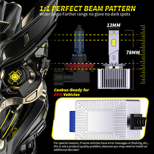 Popnow serie D 45W 6000K 10000Lm Auto LED faro xenón blanco LED Universal 10000Lm para coches D1S D2S D2R D3S D4S D4R D5S D8S - Product Image 3