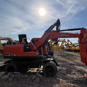 Excavateur Doosan DX150W original d'occasion à vendre Excavateur d'occasion DX150 Doosan DX 150 - Product Image 1