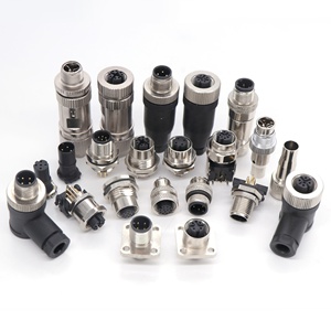 Шнековый резьбовой разъем IP67 2 3 4 5 6 8 Pin, корпус электрического датчика M12 X Код 4-контактный разъем - Product Image 6