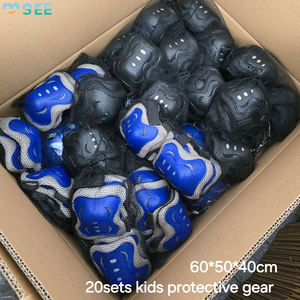 Ensemble de protection SeeMore pour le patinage, le cyclisme, le vélo, les rollers, les trottinettes, les casques de vélo pour enfants, les genouillères, les protections de casque - Product Image 5