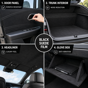 <span class=keywords><strong>Film</strong></span> adhésif en microfibre <span class=keywords><strong>super</strong></span> douce 1,5 m x 15 m pour intérieur de voiture, tissu synthétique en suède, vinyle de recouvrement - Product Image 4