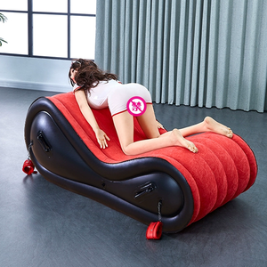 Nuevo Sofá Modular de Diseño Entrelazado con Forma de Corazón, Silla de <span class=keywords><strong>Aire</strong></span> con Superficie de PVC Transpirable y Correas Reforzadas para <span class=keywords><strong>el</strong></span> Hogar, Apartamento o Dormitorio - Product Image 2