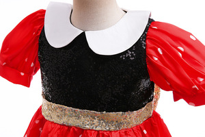Nuovo arrivo bambine <span class=keywords><strong>Minnie</strong></span> Cosplay abiti principessa Costume Tutu a pois compleanno fiocco nodo nodo fantasia <span class=keywords><strong>Minnie</strong></span> <span class=keywords><strong>abito</strong></span> - Product Image 4